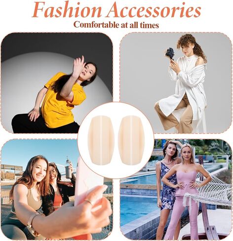 6 Pairs Silicone Bra Strap Cushion, Bra Strap Holders for Slipping Bra Strap Pads Soft No Dents Non-Slip Shoulder Pads for Bra Straps to Ease Shoulder Discomfort (Black, White, Skin Color) in Saudi Arabia