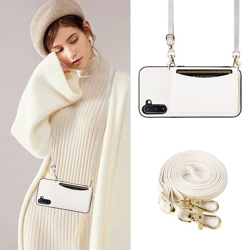 Wallet Case for Samsung Galaxy Note 10 5G with Crossbody Strap Premium PU Leather Card Holder Shockproof Heavy Duty Full Body Cell Phone Cover for Note10 Notes 10s Ten Not S10 Women Men Purple in Kuwait