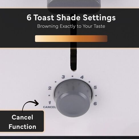 Courant 2-Slice Toaster Cool Touch with Extra Wide Slots For Bread, Bagels & Waffle with 6 Adjustable Shade Settings, Crumb Tray & Cancel Function Extra-Lift Feature, compact Design – Red in Kuwait
