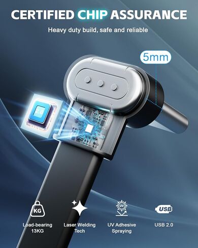 كابل USB إلى USB C 3.3 قدم ، 60W USB A إلى USB C كبل الشحن السريع ، الزاوية اليمنى USB C CORD NYLON من أجل iPhone 16/15 ، iPad Pro ، Samsung Galaxy S21/S22/S23/S24 ، Note 20 10 ، Pixel 8 ، Nintendo إلخ. in Kuwait