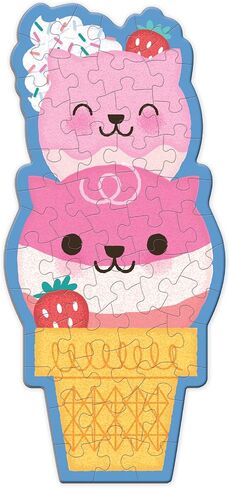 Mudpuppy Bunny Bouquet 48 قطعة Scratch & Sniff على شكل شم مع الرسوم التوضيحية الملونة والممتعة لأرنب عيد الفصح Hoppy وقطع ألغاز معطرة in Kuwait