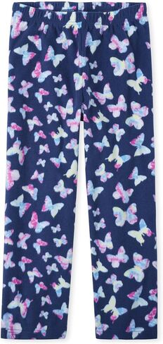 The Children's Place Girls' Fleece Pajama Pants, White Tie Dye in Saudi Arabia