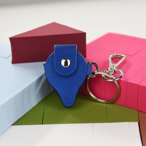 SmartHer Go Plus Case, Go Plus Leather Cover Skins, Portable Design with Keychain Carabiner, Brushed Leather, Blue. in Saudi Arabia
