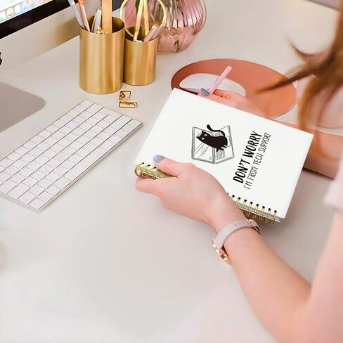 Funny Office Notebooks for Work, Sarcastic Gifts, Office Supplies, I'm Not Bossy I'm Just Aggressively Helpful College Ruled Hardcover Spiral Notebook 5.5x8.3 in Saudi Arabia