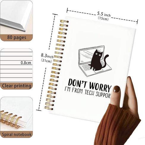 Funny Office Notebooks for Work, Sarcastic Gifts, Office Supplies, I'm Not Bossy I'm Just Aggressively Helpful College Ruled Hardcover Spiral Notebook 5.5x8.3 in Saudi Arabia