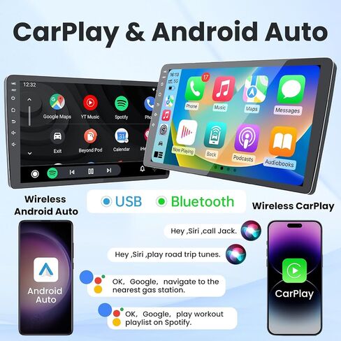 Android 13 Car Radio for Subaru Forester WRX Impreza 2014-2015: Upgrade 1280 * 800 HD Touchscreen Stereo with Wireless Carplay Android Auto Bluetooth 5G Wi-Fi GPS SWC DSP FM Backup Camera - 4GB+32GB in Saudi Arabia