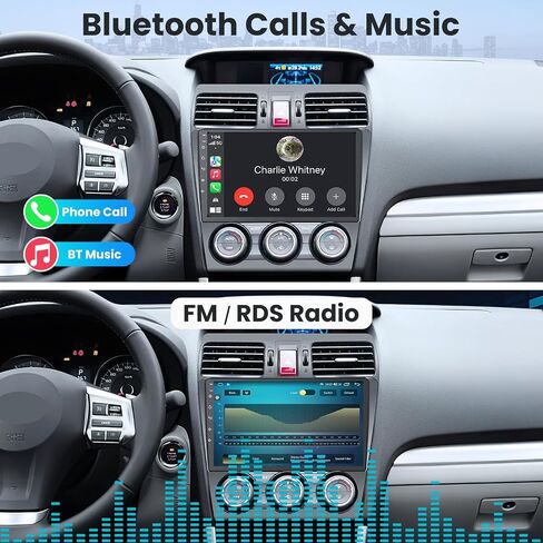 Android 13 Car Radio for Subaru Forester WRX Impreza 2014-2015: Upgrade 1280 * 800 HD Touchscreen Stereo with Wireless Carplay Android Auto Bluetooth 5G Wi-Fi GPS SWC DSP FM Backup Camera - 4GB+32GB in Saudi Arabia