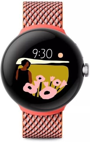 ساعة Google Pixel Watch 41 مم مع WiFi و GPS و BT ومراقبة معدل ضربات القلب في العبوة السائبة (Hazel) in Kuwait