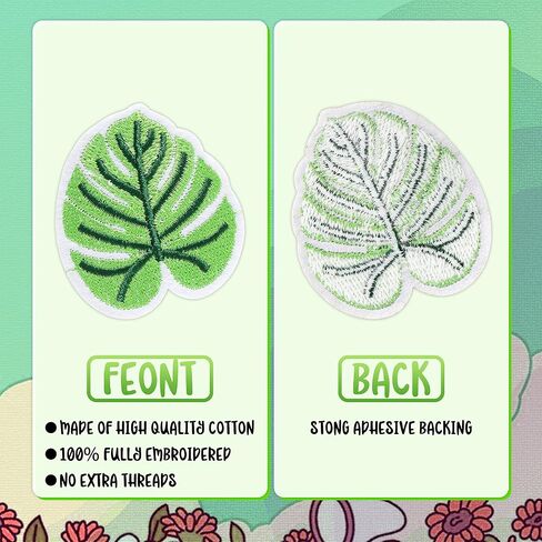 NICEVINYL Flower Embroidered Iron on Patches: Butterfly Pastel Applique Patches 100PCS in Saudi Arabia