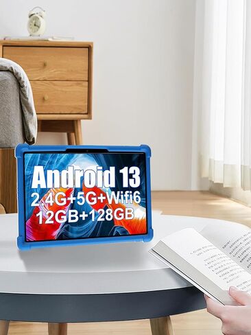 for Xgody 10 inch Tablet Android 13 Tablets Case,BOVUGAC Soft Silicone Adjustable Stand Shockproof Kids Friendly for Xgody N02PRO 10" Tablets case(Blue) in Saudi Arabia