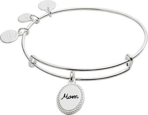 Alex and Ani A21BILY13SAG، لأنني أحبك STEPMOM سوار الإسورة القابل للتوسيع، الذهب العتيق اللامع، الذهب، الأساور in Kuwait