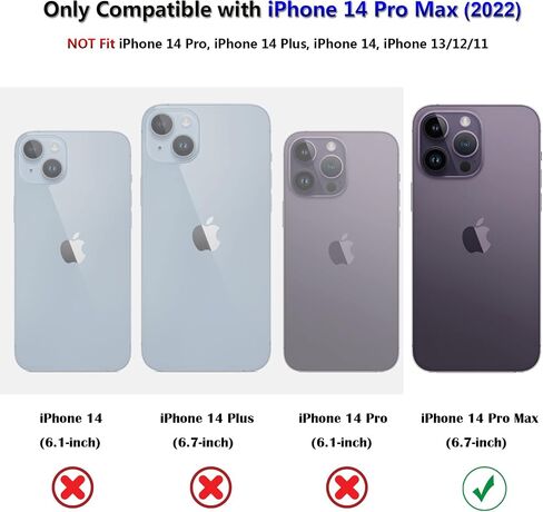 JIAXIUFEN Designed for iPhone 14 Pro Max Case with Screen Protector + Camera Lens Protector Glitter Plated Flower Shockproof Clear Floral Protective Women Girl Phone Cover, Blue Green in Kuwait