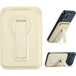 for MagSafe Wallet, 5500g Strong Magnetic Wallet for Phone, Phone Wallet with Adjustable Stand, for iPhone 16/15/14/13/12 Series, Lightweight Design and 360° Rotating Feature, 3 Card Holder