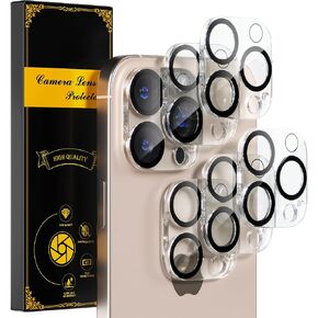 beuxece for 6 Pack iPhone 16 Pro/iPhone 16 Pro Max Camera Lens Protector [Drop Protection] [Case Friendly] [Easy Installation] 9H Tempered Glass Camera Screen Protector Cover Accessories, Clear in Saudi Arabia