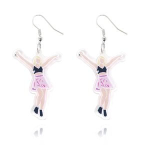 Acrylic Earrings for Women, Guitar Girl Inspired Earrings for Singer Fans Music Lover Gifts Album Gift for Fans