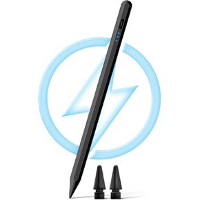 Compatible with iPad Pencil 2nd Generation Apple iPad Pro 11 in 1/2/3/4, iPad Pro 12.9 in 3/4/5/6, iPad Air 4/5, iPad Mini 6,Stylus Pen for iPad with Magnetic Wireless Charging-White