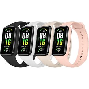 نطاقات Meliya لأحزمة Amazfit Band 7 ، حزام سوار بديل للسيليكون الناعم للرياضة لـ Amazfit Band 7 Fitness & Health Tracker Women Men