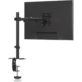 Pholiten Single Monitor Stand, Heavy Duty Adjustable Monitor Arm Desk Mount for 13-32Inch, Tilt, Swivel, Rotate, Support 22 lbs,Black