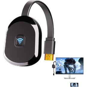 4K Wireless HDMI Display Adapter,TV Adapter for The APP YouTube,for i-Phone, i-Pad, Android, Tablet, Laptop,Window to HDTV/Monitor/Projector, Compatible Miracast, AirPlay, DLNA