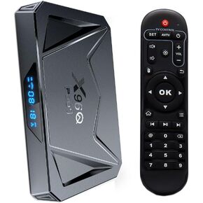 Android Box 14.0 TV Box with 4GB RAM 64GB ROM X96Q Pro+ H728 Quad-core 64-bit ARM Cortex-A55 Supporting 8K 2.4G/5.8G Dual WiFi 6 BT5.0 USB 3.0