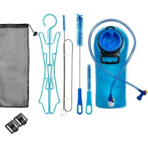 Update Hydration Bladder 2 Liter Leak Proof Water Reservoir, BPA Free Hydration Pack Replacement for Hiking Biking Climbing Cycling Running, Large Opening