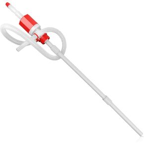 TERA PUMP Adjustable Length Portable Lightweigtht Siphon Transfer Pump for Drinking Water, Oils, E85, E15, Gasoline, Diesel, Mild Acids (BPA FREE)
