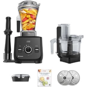 Vitamix Ascent X2 SmartPrep Kitchen System with Food Processor Attachment, 48-ounce Container with SELF-DETECT, Shadow Black