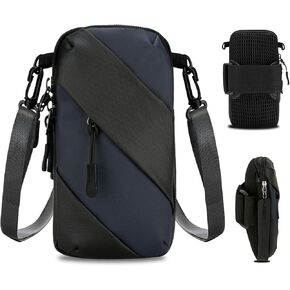 Phone Holder for Running Armband,Small Crossbody Shoulder Holsters Bag with Arm Bands for Women Men Kids,Fits iPhone 15 14 13 12 11 Pro Max Xs Xr 8 7 6S 6 Plus SE Mini Galaxy Workout,Exercise Arm Bag