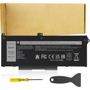 RJ40G Laptop Battery Replacement for Dell Latitude 14 5420 Latitude 15 5520 Precision 15 3560 Series Laptop 01K2CF 075X16 WY9DX P137G P137G001 P104F P104F001 0WK3F1 0M3KCN 005R42 F3T9T 7RV10