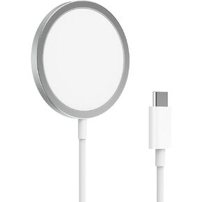 Magnetic Wireless Charger for iPhone, 15W USB C MagSafe Charging Pad, Qi Type C Wireless Inductive Charging Station Compatible with iPhone 16/16 Plus/16 Pro/16 Pro Max/15/14/13/12 Series