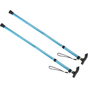 Trekking Poles - Collapsible Hiking Walking Sticks, Telescopic & Folding, Apply to Women Walking Backpacking