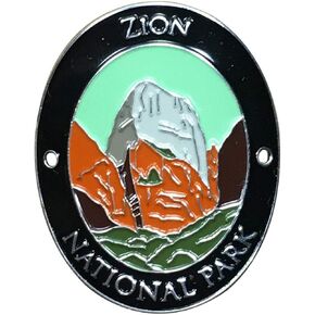 Zion National Park Hiking Stick Medallion, Great for Hiking and Outdoor Activities, Trekking Hiking Walking Pole Stick