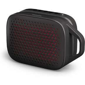PHILIPS S1209 Portable Bluetooth Speaker,Wireless Speakers with Extra Bass,Quality Sound,12 H Battery,TWS Pairing,Support Stereo Sound,Bluetooth 5.3,IPX4 Waterproof,for Indoor & Outdoor,Small,Black