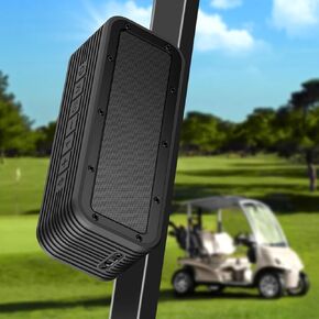 Golf Cart Speaker, 40W Loud Stereo Sound Magnetic Bluetooth Speaker with Deep Bass, 6600mAh IPX7 Speakers for Golf Cart Accessories, Ideal Golf Gifts for Men
