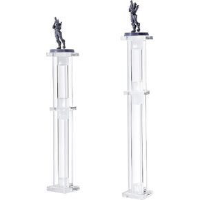 Kalami Flying Mini Combat Riser for DND with 1" Base, Acrylic Flight Stand for Miniature Characters in Tabletop RPG Terrain