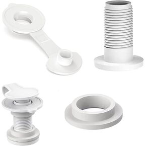 1.1" Shaft Length Cooler Drain Plug Kit, Cooler Drain Plug Replacement Compatible with 50, 58 and 82 Quart Coleman Xtreme Coolers, Durable Easy to Install Cooler Repair Parts