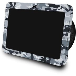 Skin Compatible with Amazon Echo Show 8 (3rd Gen, 2023) - Gray Camouflage - Premium 3M Vinyl Protective Wrap Decal Cover - Easy to Apply | Crafted in The USA by MightySkins