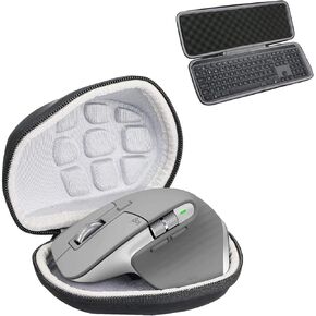 co2CREA Hard EVA Case for Logitech MX Master 3 Mouse + MX Keys Keyboard