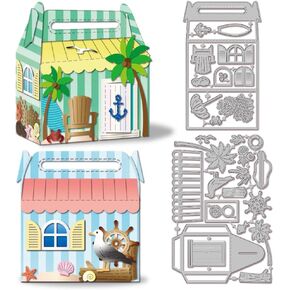 GLOBLELAND Sea Creatures Cutting Dies for DIY Scrapbooking Metal Summer Ocean Theme Cut Dies Ocean Animals Octopus Seahorse Die Cuts for Card Making Embossing Photo Album Craft Decor in Kuwait