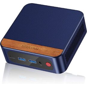 Mini PC ، 13th Twin Lake N150 Linux Mini Computers (حتى 3.6 جيجا هرتز) 8GB DDR4 RAM 256GB SSD سطح المكتب الصغير 4K عرض مزدوج/USB3.2/WIFI 6/BT5.2/Gigabit Ethernet للمنزل ، Office ، Business ، Business