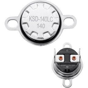 KSD-40LC 70 Thermostat Thermal Fuse Fits for GE Microwave Ovens, Normally Closed Thermostat Thermal Fuse Switch (KSD-40LC 70℃)