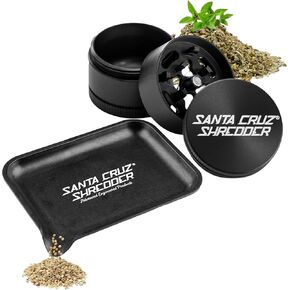 Santa Cruz Shredder Value Bunddle - Herb Grinder 3 Piece Medium 2 1/8" and Tray