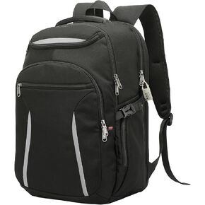 Large Laptop Backpack with USB Charging Port, Anti-Theft Water Resistant Business Travel Backpack Computer Bag Fits 17" Laptop & College Essentials