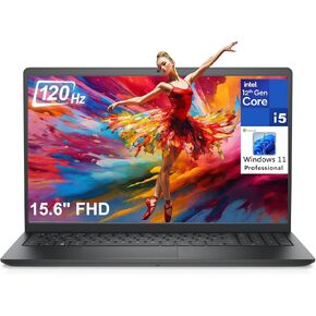 Dell Vostro 15 15.6" FHD 120Hz Business Laptop Computer, Intel 10-Core i5-1235U (Beat i7-1195G7), 32GB DDR4 RAM, 1TB PCIe SSD, WiFi, Bluetooth, RJ-45, Microsoft Office Annual License, Windows 11 Pro