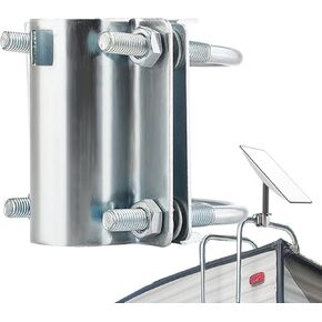 Stainless Steel Rail Mount for Starlink Rv Mount,Starlink RV Ladder Mounting Kit, Boat Mount and Rail Mount for StarLink Internet Kit Satellite Gen 2 actuated dishy