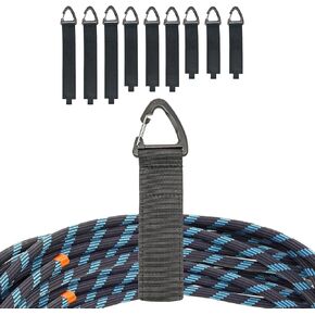 9 Pcs Storage Straps, Hose Straps, Extension Cord Strap for Organizing Cables, Cords, Rope, Hoses, Tools, Workshop and Garage Wall