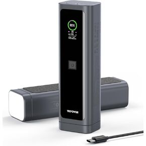 Power Bank, 100W 10000mAh Fast Charging Laptop Portable Charger with USB C & USB A Port, Smart TFT Display, LED Light & SOS, for iPhone 16/15 Series/Galaxy/iPad/MacBook Home Office Camping