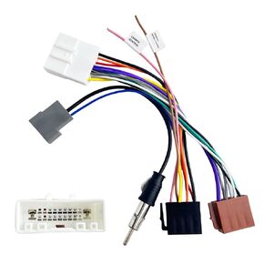 16Pin ما بعد البيع تسخير الأسلاك ستيريو لنيسان 2007-2013 سوبارو 2008-2014 ، 8pin+8pin Android Car Stereo Adapter لـ Xterra Altima Rogue Car Radio Cable Cable Cable