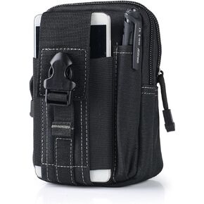 Tactical Molle Phone Pouch EDC Utility Belt Pouch Waist Bag with Phone Belt Clip Holder Holster Carrying Pouch for Smartphone