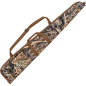 Rig'Em Right Waterfowl Sure Shot Soft Shell Floating Gun Case for Bird Hunting with Oversized Zippers and Adjustable Shoulder Strap, Mossy Oak Habitat